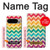 S2362 Rainbow Colorful Shavron Zig Zag Pattern Hülle Schutzhülle Taschen für Google Pixel 9 Pro