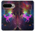 S2486 Rainbow Unicorn Nebula Space Hülle Schutzhülle Taschen für Google Pixel 9 Pro