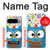 S2521 Cute Nerd Owl Cartoon Hülle Schutzhülle Taschen für Google Pixel 9 Pro