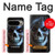 S2585 Evil Death Skull Pentagram Hülle Schutzhülle Taschen für Google Pixel 9 Pro