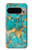 S2906 Aqua Turquoise Stone Hülle Schutzhülle Taschen für Google Pixel 9 Pro