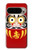S3045 Japan Good Luck Daruma Doll Hülle Schutzhülle Taschen für Google Pixel 9 Pro
