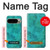 S3147 Aqua Marble Stone Hülle Schutzhülle Taschen für Google Pixel 9 Pro