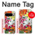 S3205 Retro Art Flowers Hülle Schutzhülle Taschen für Google Pixel 9 Pro