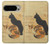 S3229 Vintage Cat Poster Hülle Schutzhülle Taschen für Google Pixel 9 Pro