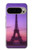 S3447 Eiffel Paris Sunset Hülle Schutzhülle Taschen für Google Pixel 9 Pro
