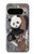 S3793 Cute Baby Panda Snow Painting Hülle Schutzhülle Taschen für Google Pixel 9 Pro
