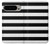 S1596 Black and White Striped Hülle Schutzhülle Taschen für Google Pixel 9 Pro XL