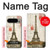 S2108 Eiffel Tower Paris Postcard Hülle Schutzhülle Taschen für Google Pixel 9 Pro XL