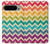 S2362 Rainbow Colorful Shavron Zig Zag Pattern Hülle Schutzhülle Taschen für Google Pixel 9 Pro XL