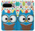 S2521 Cute Nerd Owl Cartoon Hülle Schutzhülle Taschen für Google Pixel 9 Pro XL