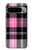 S3091 Pink Plaid Pattern Hülle Schutzhülle Taschen für Google Pixel 9 Pro XL