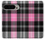 S3091 Pink Plaid Pattern Hülle Schutzhülle Taschen für Google Pixel 9 Pro XL