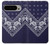 S3357 Navy Blue Bandana Pattern Hülle Schutzhülle Taschen für Google Pixel 9 Pro XL