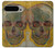 S3359 Vincent Van Gogh Skull Hülle Schutzhülle Taschen für Google Pixel 9 Pro XL