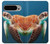 S3497 Green Sea Turtle Hülle Schutzhülle Taschen für Google Pixel 9 Pro XL