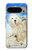 S3794 Arctic Polar Bear and Seal Paint Hülle Schutzhülle Taschen für Google Pixel 9 Pro XL