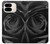 S1598 Black Rose Hülle Schutzhülle Taschen für Google Pixel 9 Pro Fold