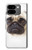 S1852 Pug Dog Hülle Schutzhülle Taschen für Google Pixel 9 Pro Fold