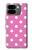 S2358 Pink Polka Dots Hülle Schutzhülle Taschen für Google Pixel 9 Pro Fold