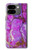 S2907 Purple Turquoise Stone Hülle Schutzhülle Taschen für Google Pixel 9 Pro Fold