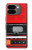S3204 Red Cassette Recorder Graphic Hülle Schutzhülle Taschen für Google Pixel 9 Pro Fold