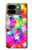 S3292 Colourful Disco Star Hülle Schutzhülle Taschen für Google Pixel 9 Pro Fold