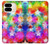 S3292 Colourful Disco Star Hülle Schutzhülle Taschen für Google Pixel 9 Pro Fold