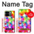 S3292 Colourful Disco Star Hülle Schutzhülle Taschen für Google Pixel 9 Pro Fold