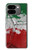 S3318 Italy Flag Vintage Football Graphic Hülle Schutzhülle Taschen für Google Pixel 9 Pro Fold