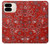 S3354 Red Classic Bandana Hülle Schutzhülle Taschen für Google Pixel 9 Pro Fold