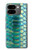 S3414 Green Snake Scale Graphic Print Hülle Schutzhülle Taschen für Google Pixel 9 Pro Fold