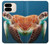 S3497 Green Sea Turtle Hülle Schutzhülle Taschen für Google Pixel 9 Pro Fold