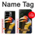 S3876 Colorful Hornbill Hülle Schutzhülle Taschen für Google Pixel 9 Pro Fold