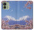 S1060 Mount Fuji Sakura Cherry Blossom Hülle Schutzhülle Taschen für Motorola Edge (2023), Edge 40