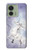 S1134 White Horse Unicorn Hülle Schutzhülle Taschen für Motorola Edge (2023), Edge 40