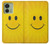 S1146 Yellow Sun Smile Hülle Schutzhülle Taschen für Motorola Edge (2023), Edge 40