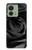 S1598 Black Rose Hülle Schutzhülle Taschen für Motorola Edge (2023), Edge 40