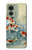 S1654 Koi Carp Fish Art Painting Hülle Schutzhülle Taschen für Motorola Edge (2023), Edge 40