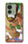 S1702 Tiki Man Toilet Hülle Schutzhülle Taschen für Motorola Edge (2023), Edge 40