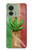 S2109 Smoke Reggae Rasta Flag Hülle Schutzhülle Taschen für Motorola Edge (2023), Edge 40