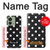 S2299 Black Polka Dots Hülle Schutzhülle Taschen für Motorola Edge (2023), Edge 40