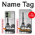 S2350 Old Paris Eiffel Tower Hülle Schutzhülle Taschen für Motorola Edge (2023), Edge 40
