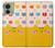 S2442 Cute Cat Cartoon Funny Hülle Schutzhülle Taschen für Motorola Edge (2023), Edge 40
