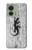 S2446 Gecko Wood Graphic Printed Hülle Schutzhülle Taschen für Motorola Edge (2023), Edge 40