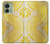 S2713 Yellow Snake Skin Graphic Printed Hülle Schutzhülle Taschen für Motorola Edge (2023), Edge 40