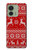S2835 Christmas Reindeer Knitted Pattern Hülle Schutzhülle Taschen für Motorola Edge (2023), Edge 40