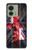 S2936 UK British Flag Map Hülle Schutzhülle Taschen für Motorola Edge (2023), Edge 40