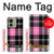 S3091 Pink Plaid Pattern Hülle Schutzhülle Taschen für Motorola Edge (2023), Edge 40