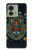 S3175 Hamsa Hand Mosaics Hülle Schutzhülle Taschen für Motorola Edge (2023), Edge 40
